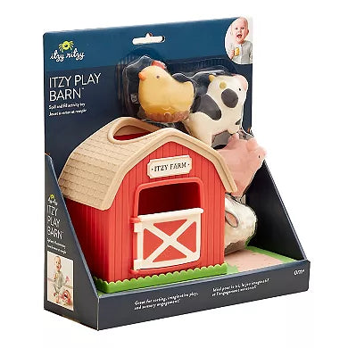 Itzy Ritzy Farm 4-pc. Playset with Barn and Animal Figures