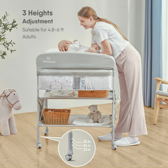 BabyBond Portable Baby Changing Table for Newborn Essentials