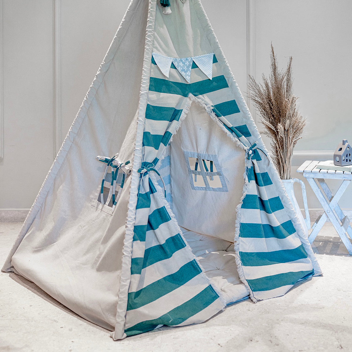 Kids Teepee Tent | Cotton | Sage